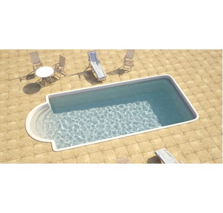 Композитный бассейн Элегант Ecoline 7,2x3,2x1,7