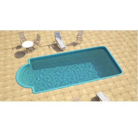 Композитный бассейн Элегант Ecoline 7,2x3,2x1,7