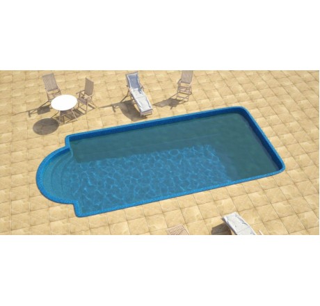 Композитный бассейн Элегант Ecoline 7,2x3,2x1,7