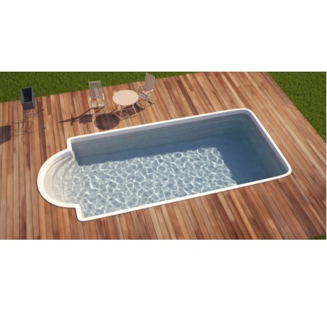 Композитный бассейн Элегант Ecoline 7,2x3,2x1,7