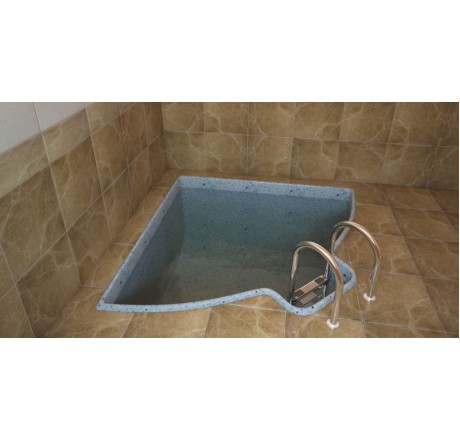 Композитный бассейн Купель угловая 1,9x1,9x1,5 PREMIUM