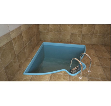 Композитный бассейн Купель угловая 1,9x1,9x1,5 PREMIUM