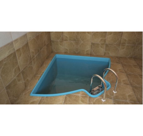 Композитный бассейн Купель угловая 1,9x1,9x1,5 PREMIUM