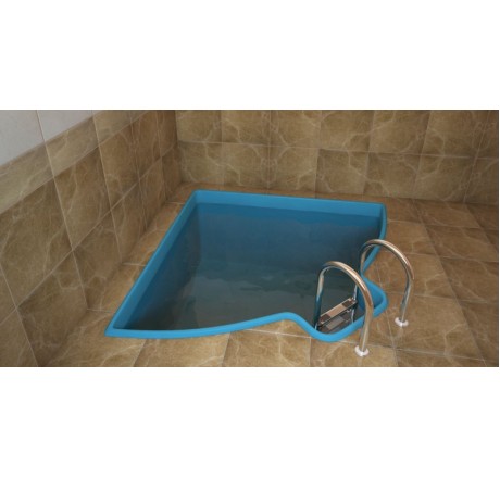 Композитный бассейн Купель угловая 1,9x1,9x1,5 PREMIUM
