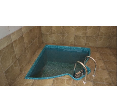 Композитный бассейн Купель угловая 1,9x1,9x1,5 PREMIUM