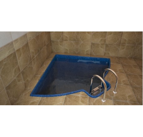 Композитный бассейн Купель угловая 1,9x1,9x1,5 PREMIUM