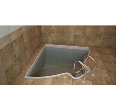 Композитный бассейн Купель угловая 1,9x1,9x1,5 PREMIUM