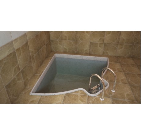 Композитный бассейн Купель угловая 1,9x1,9x1,5 PREMIUM