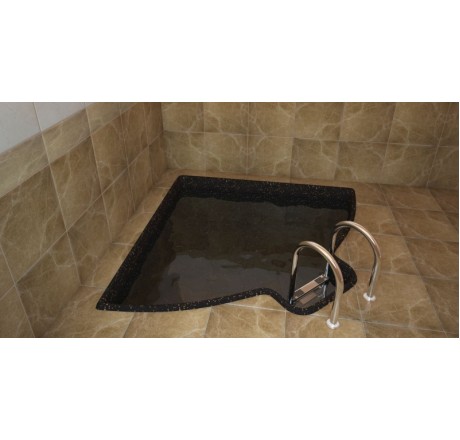 Композитный бассейн Купель угловая 1,9x1,9x1,5 PREMIUM