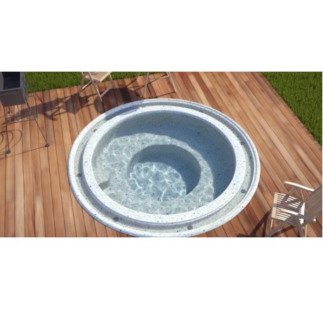 Композитный бассейн СПА Light Ecoline 2,4x2,4x0,9