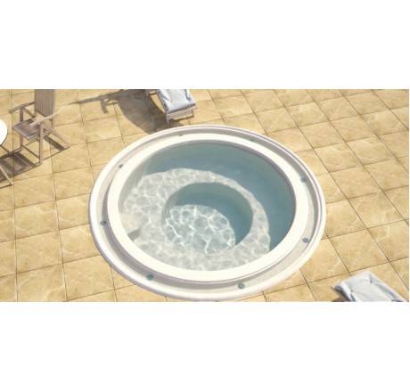 Композитный бассейн СПА Light Ecoline 2,4x2,4x0,9