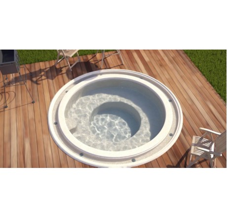 Композитный бассейн СПА Light Ecoline 2,4x2,4x0,9