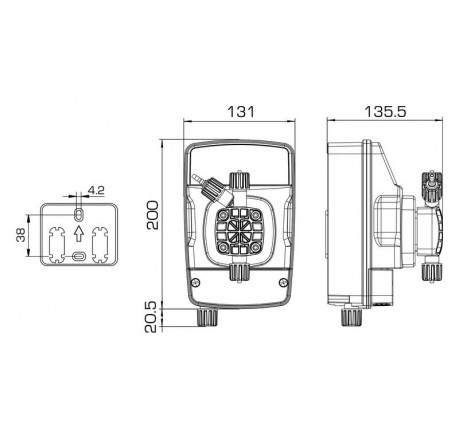 Мембранный насос дозатор eOne MA 3005