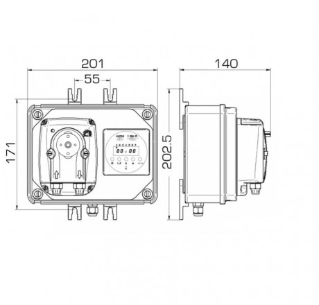 Шланговый насос BIOCLEAN CONTROL/B PER 1-3 230V SANT