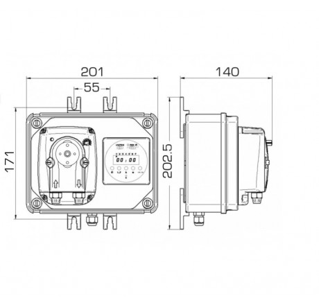 Шланговый насос BIOCLEAN CONTROL/B PER 2-2 230V SANT