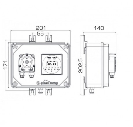 Авт.станция дозир. BIOCLEAN CONTROL PER 2.2-1 230V SANT