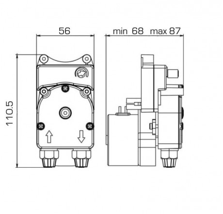 Насос шланговый F-T PER 0.5-1 230V SANT