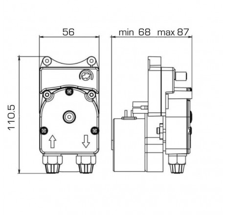 Насос шланговый F-T PER 1.1-1 230V SANT
