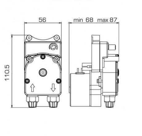 Насос шланговый F-T PER 1.1-1 24VAC SANT