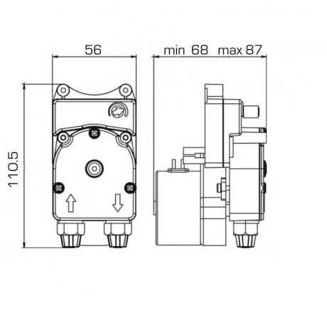 Насос шланговый F-T PER 2.2-1 230V SANT