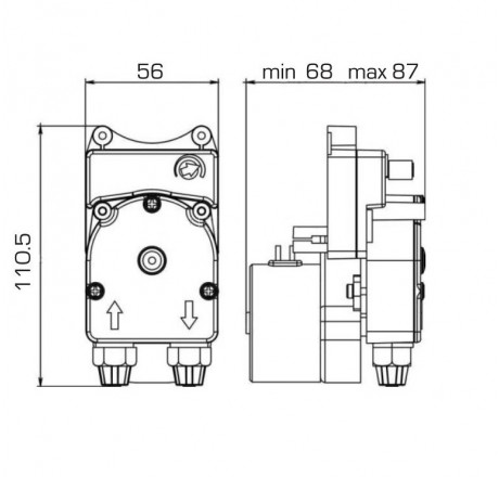 Насос шланговый F-T PER 2.2-1 24VDC SANT
