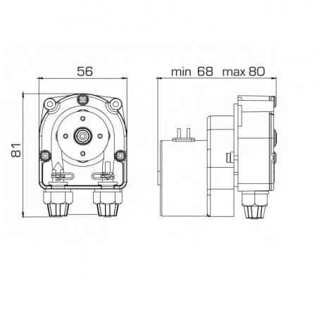 Насос шланговый F-T PER 1.1-1 12VDC SANT
