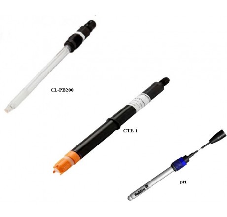 Комплект электродов Pahlen pH, свободный хлор РВ200, связанный хлор СТЕ