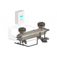 УФ-обеззараживатель УФУ-500 с блоком промывки и датчиком УФ, 2700 W
