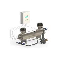 УФ-обеззараживатель УФУ-150 с блоком промывки и датчиком УФ, 1200 W