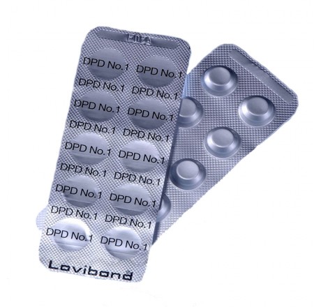 Таблетки для фотометра DPD1 (свободный Cl), 100 шт.