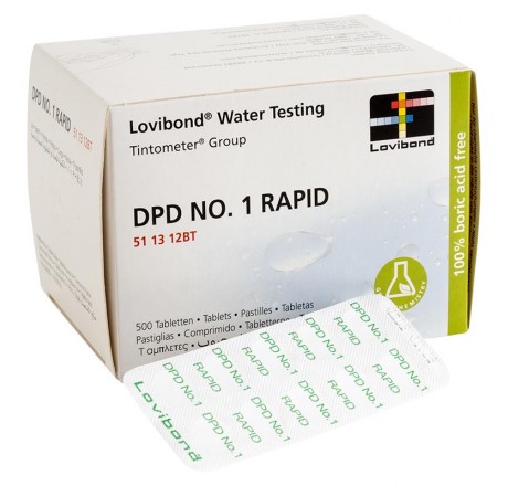Таблетки для тестера DPD 1 (хлор), 500шт