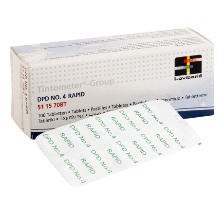 Таблетки для тестера DPD 4 (кислород), 100шт