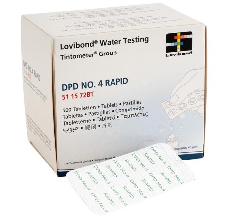 Таблетки для тестера DPD 4 (кислород), 500шт